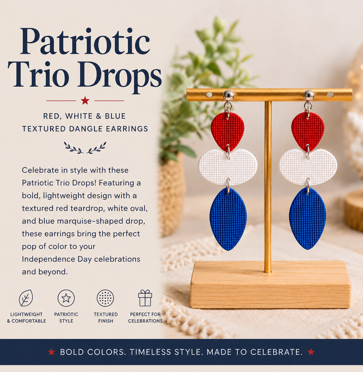 Patriotic Trio Drops