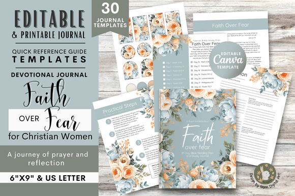 Faith Over Fear  A 31 Day Bible Journal