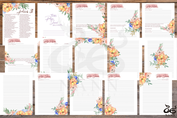 Proverbs Prayer Journal